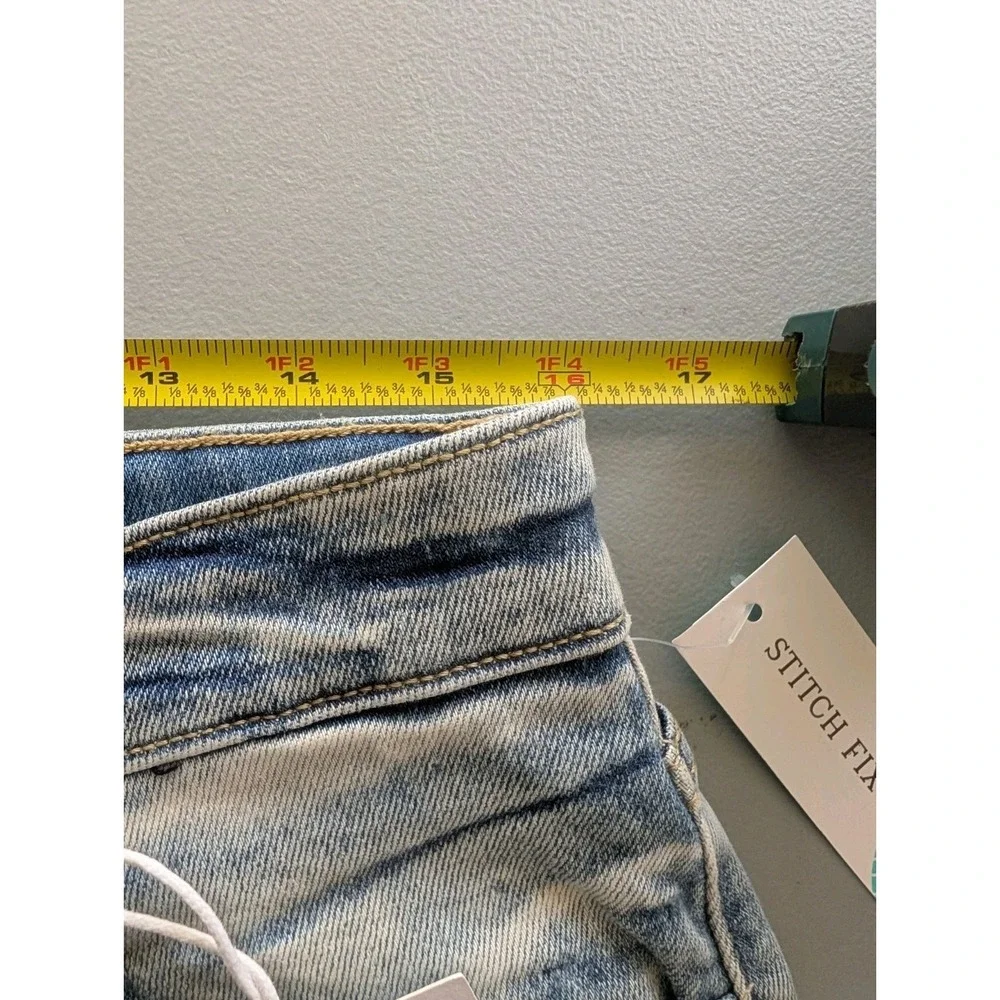Kancan jeans style St1709GT-1-sf, Women's, Light, Nwt, Distressed Bottoms, 12/31